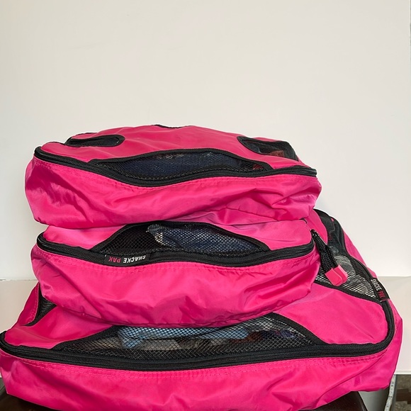Shacke PAK Travel Packing Cubes, hot pink - Picture 1 of 4